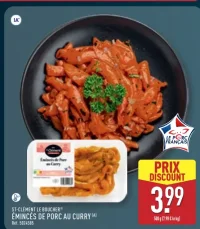 ST-CLÉMENT LE BOUCHER® ÉMINCÉS DE PORC AU CURRY