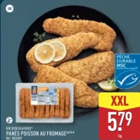 GOLDEN SEAFOOD PANÉS POISSON AU FROMAGE