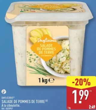 DAYLICIOUS® SALADE DE POMMES DE TERRE À la ciboulette.