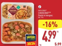 DAYLICIOUS® COUSCOUS Poulet et merguez.