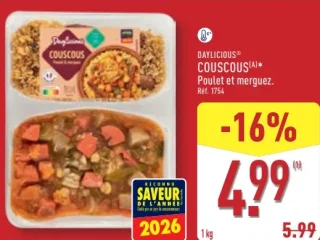 DAYLICIOUS® COUSCOUS Poulet et merguez.