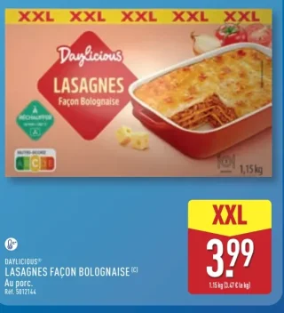 DAYLICIOUS® LASAGNES FAÇON BOLOGNAISE