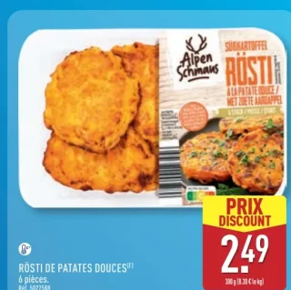 Alpen Schmaus RÖSTI DE PATATES DOUCES
