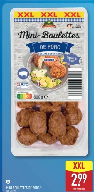 MINI BOULETTES DE PORC
