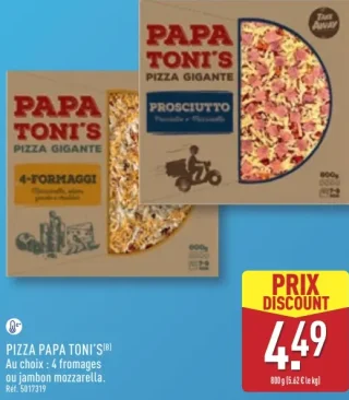 PIZZA PAPA TONI'S®