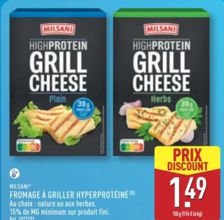 Milsani Fromage à Griller Hyperprotéiné