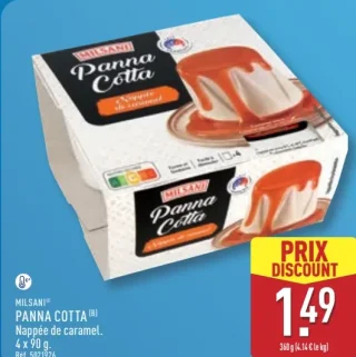 MILSANI® PANNA COTTA Nappée de caramel