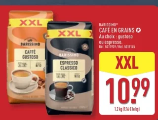 BARISSIMO® CAFÉ EN GRAINS (Gustoso ou Espresso)