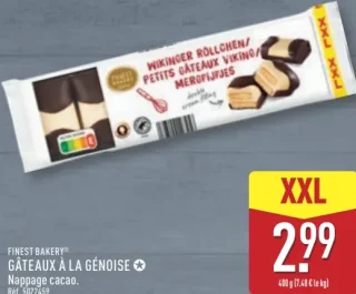 Finest Bakery Gâteaux à la génoise Nappage cacao