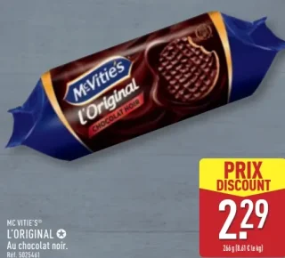 Mc Vitie's L'Original Au chocolat noir