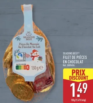 SEASONS BEST® FILET DE PIÈCES EN CHOCOLAT