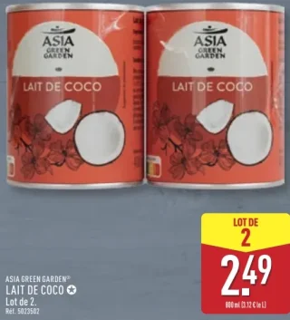 Asia Green Garden Lait de Coco