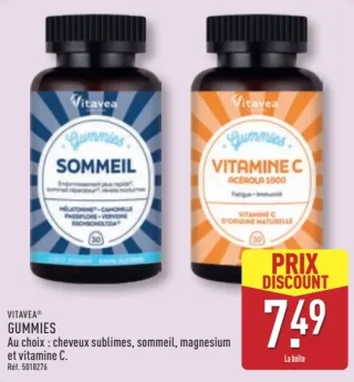 Vitavea Gummies Sommeil, Magnésium et Vitamine C