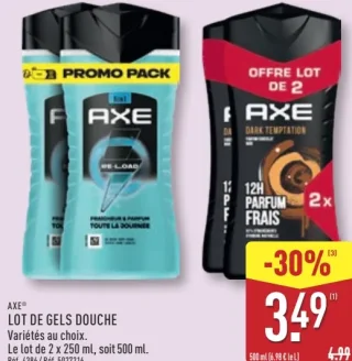 AXE® LOT DE GELS DOUCHE