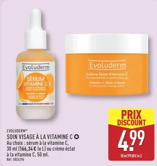 Evoluderm® Soin visage à la vitamine C