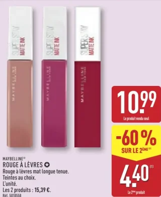 Rouge à lèvres Maybelline Super Stay Matte Ink