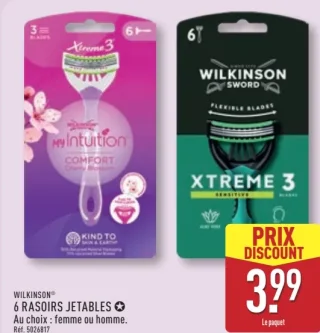 WILKINSON® 6 RASOIRS JETABLES