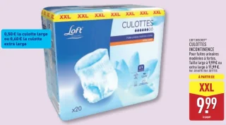 Loft Discret Culottes Incontinence XXL x20