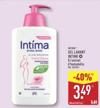 Intima Gel Lavant Intime Extra Doux