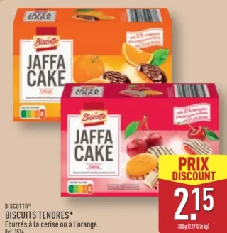 Biscotto Biscuits Tendres Jaffa Cake