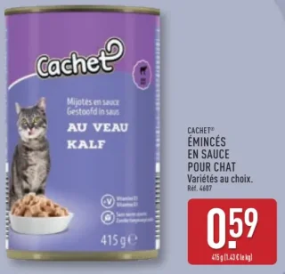 CACHET® ÉMINCÉS EN SAUCE POUR CHAT