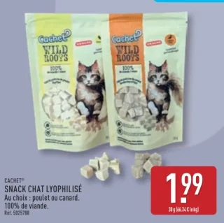 Cachet® Snack Chat Lyophilisé