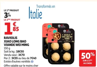 Raviolis Xiao Long Bao Viande Wei Ming