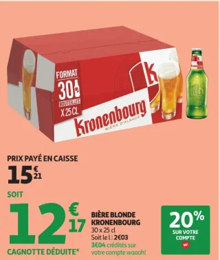 BIÈRE BLONDE KRONENBOURG