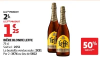 Bière blonde Leffe