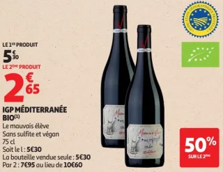 IGP Méditerranée Bio Le mauvais élève