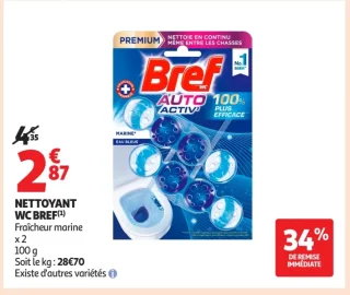 Nettoyant WC Bref