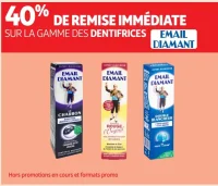 Gamme de dentifrices Email Diamant