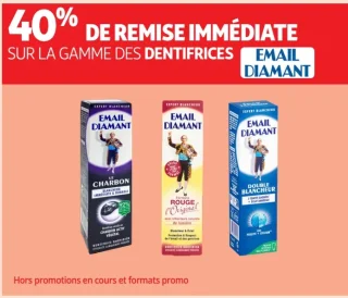 Gamme de dentifrices Email Diamant
