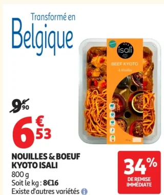 Nouilles & boeuf Kyoto Isali