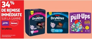 Gamme Pull-Ups, Huggies, DryNites
