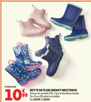 BOTTE DE PLUIE ENFANT INEXTENSO