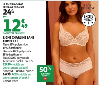 Le soutien-gorge Ligne Charline Sans Complexe