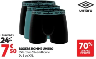 Boxers homme Umbro