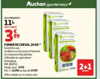 Fumier de cheval Gardenstar 20 kg