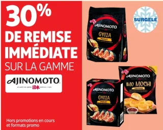 Gamme surgelée Ajinomoto
