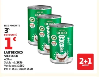LAIT DE COCO VIETCOCO