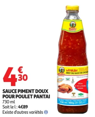 SAUCE PIMENT DOUX POUR POULET PANTAI