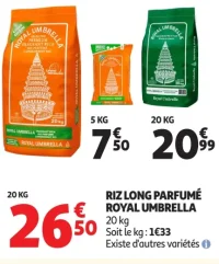 Riz Long Parfumé Royal Umbrella