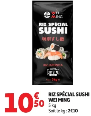 Riz Spécial Sushi Wei Ming