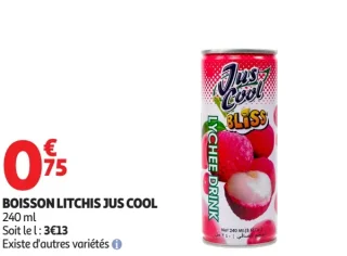 Boisson Litchis Jus Cool