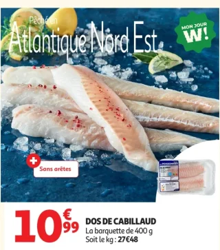 Dos de cabillaud