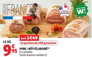 PORC : RÔTI ÉLABORÉ