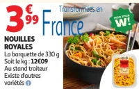 Nouilles Royales Auchan Le Traiteur