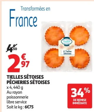 Tielles sétoises Pêcheries Sétoises