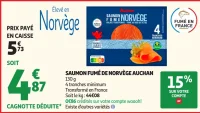 Saumon fumé de Norvège Auchan